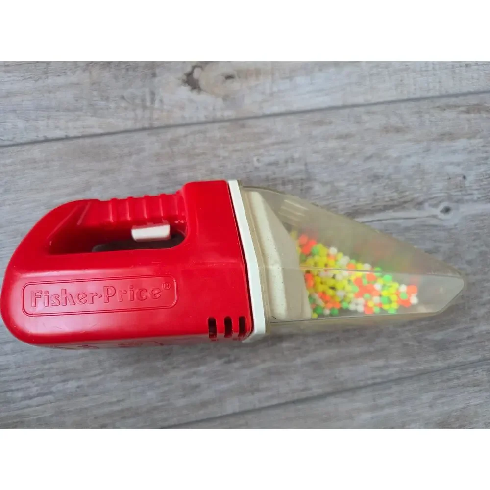 Vintage 1986 Fisher-Price Magic Vac Toy Vacuum #2007‎ - Tested & Working